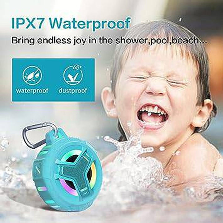 LightWave Shower Speaker - Sky Blue - DOKUTRONIX