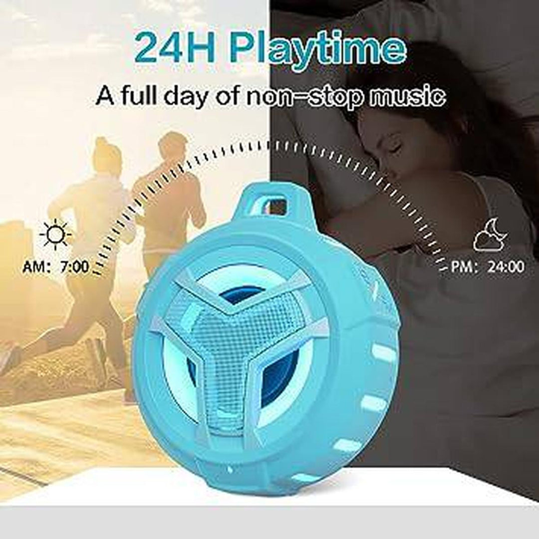 LightWave Shower Speaker - Sky Blue - DOKUTRONIX