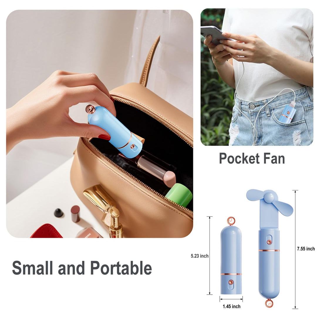 Pocket Breeze USB Fan (Pink) - DOKUTRONIX