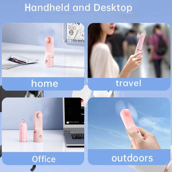 Pocket Breeze USB Fan (Pink) - DOKUTRONIX