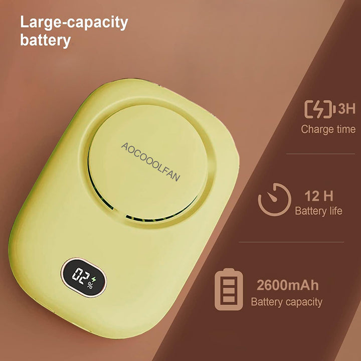 ChillWave Mini Neck Fan - USB Rechargeable - DOKUTRONIX