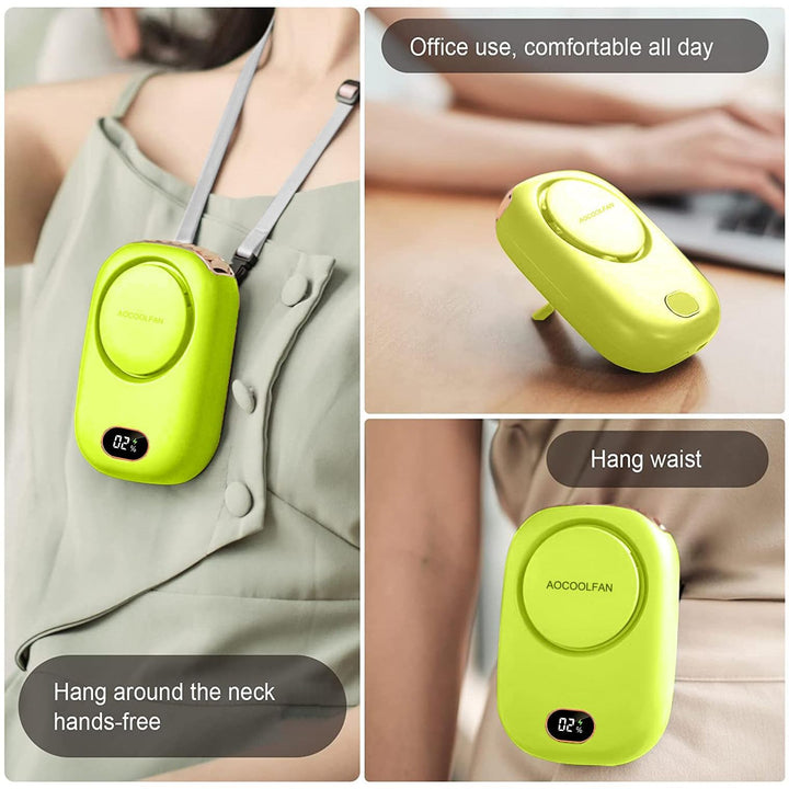 ChillWave Mini Neck Fan - USB Rechargeable - DOKUTRONIX