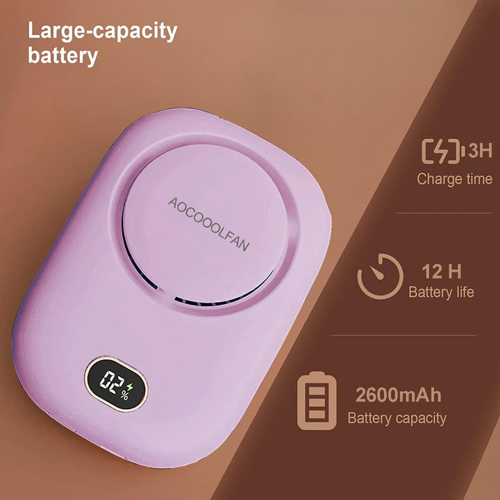 ChillWave Mini Neck Fan - USB Rechargeable - DOKUTRONIX