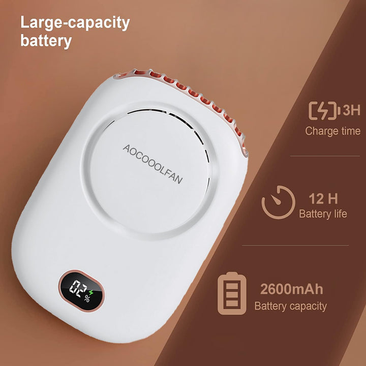 ChillWave Mini Neck Fan - USB Rechargeable - DOKUTRONIX