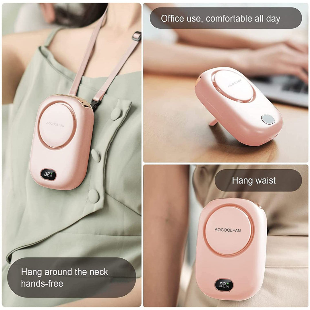 ChillWave Mini Neck Fan - USB Rechargeable - DOKUTRONIX