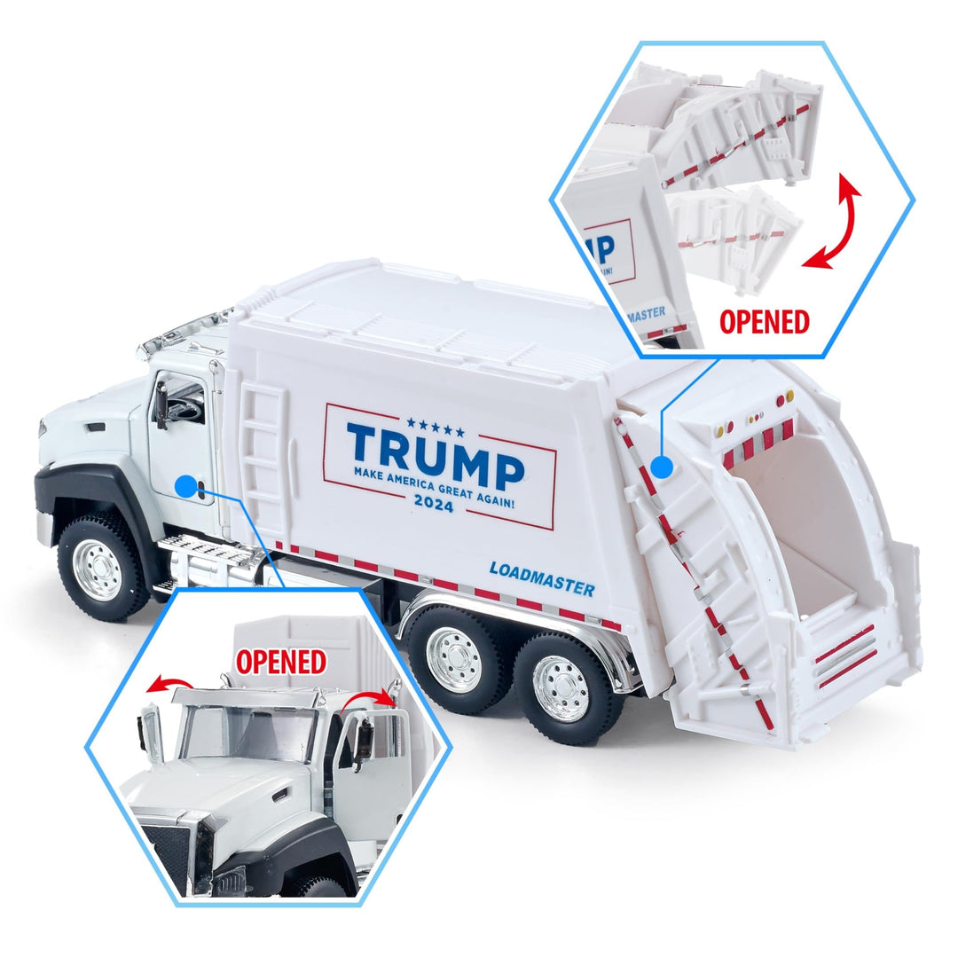 Trump 2024 Garbage Truck Toys - DOKUTRONIX