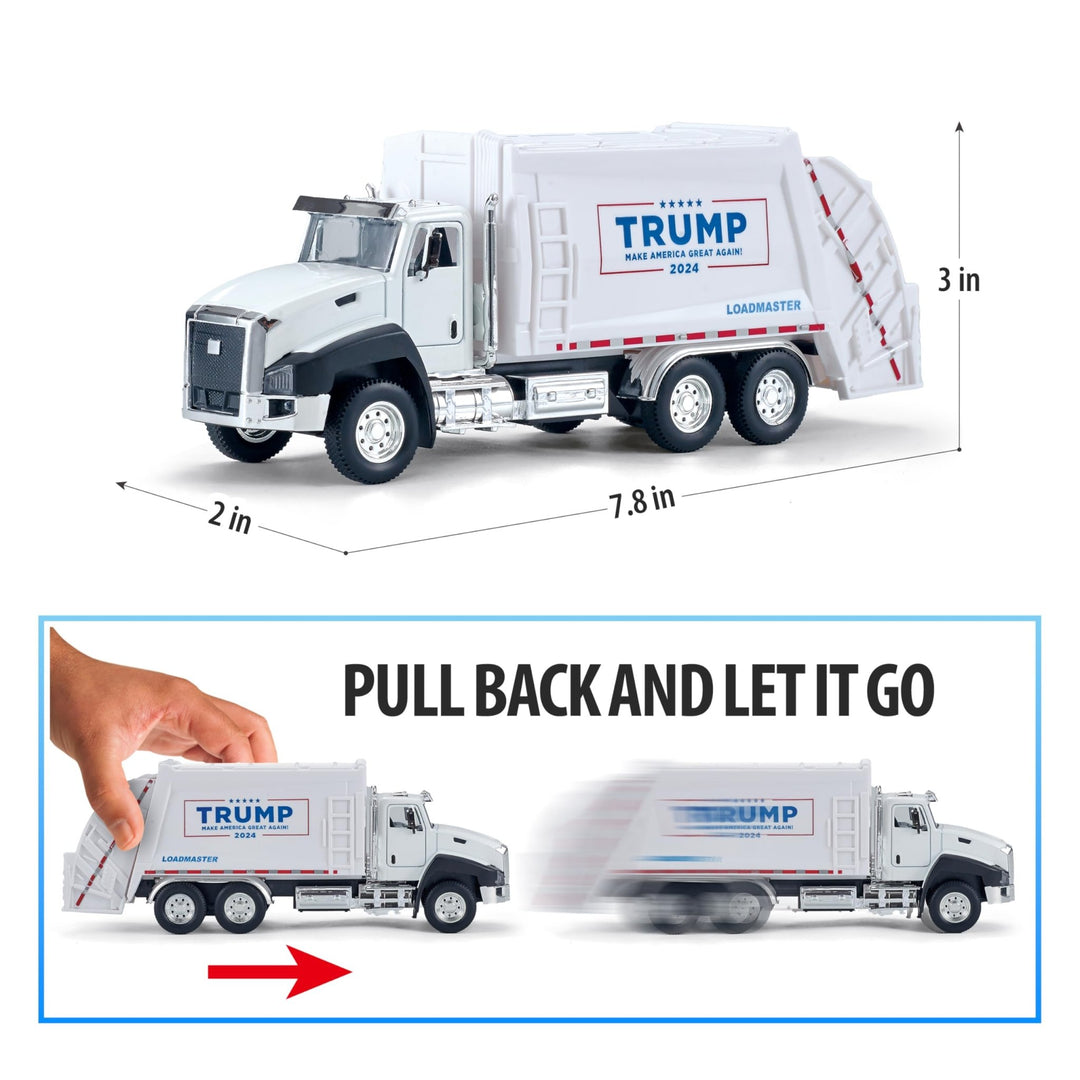 Trump 2024 Garbage Truck Toys - DOKUTRONIX