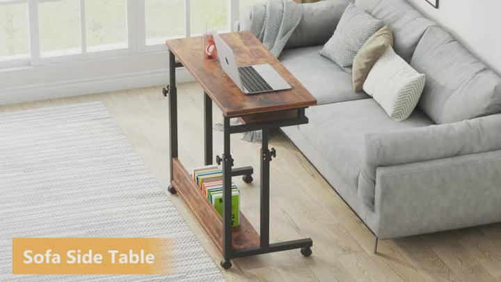 SofaMate: Adjustable Laptop Table in Brown