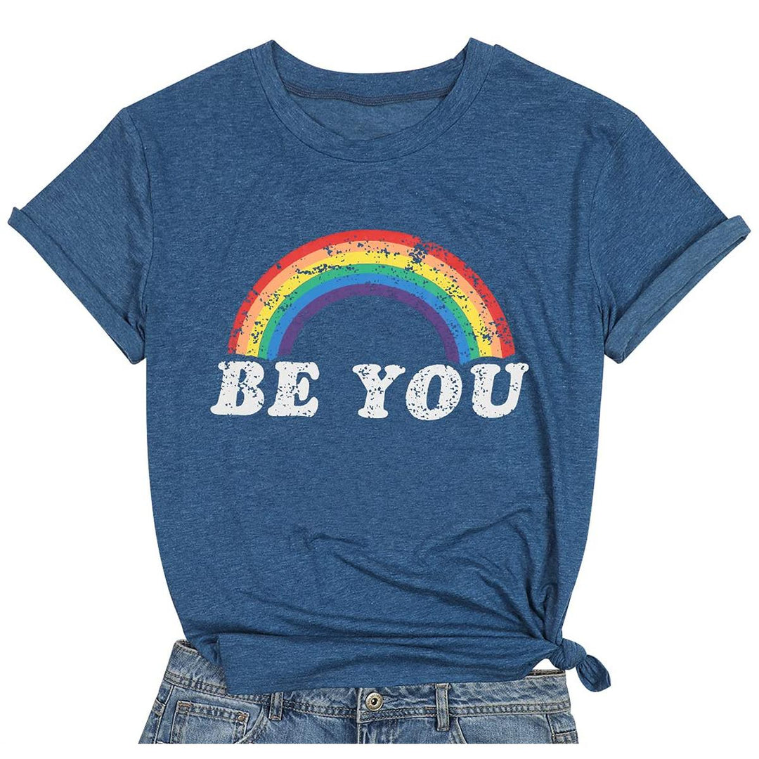 Be You Rainbow Tee - DOKUTRONIX