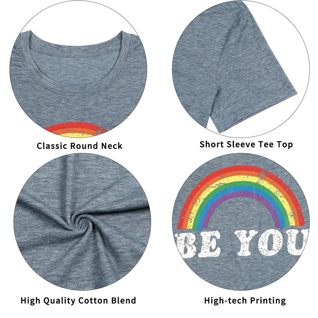 Be You Rainbow Tee - DOKUTRONIX