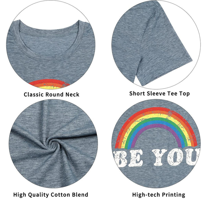 Be You Rainbow Tee - DOKUTRONIX
