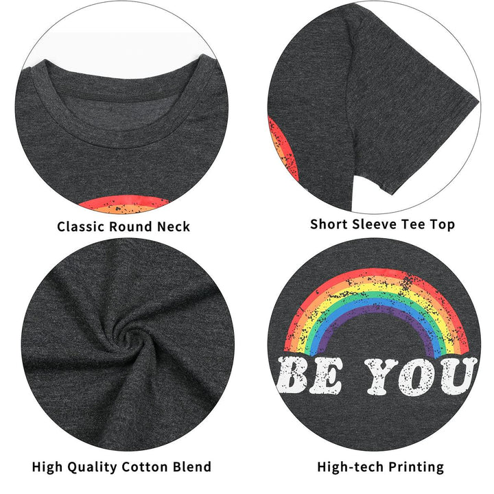 Be You Rainbow Tee - DOKUTRONIX