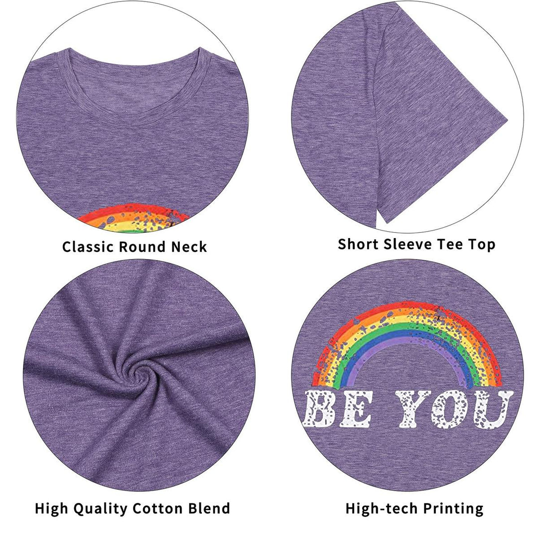 Be You Rainbow Tee - DOKUTRONIX