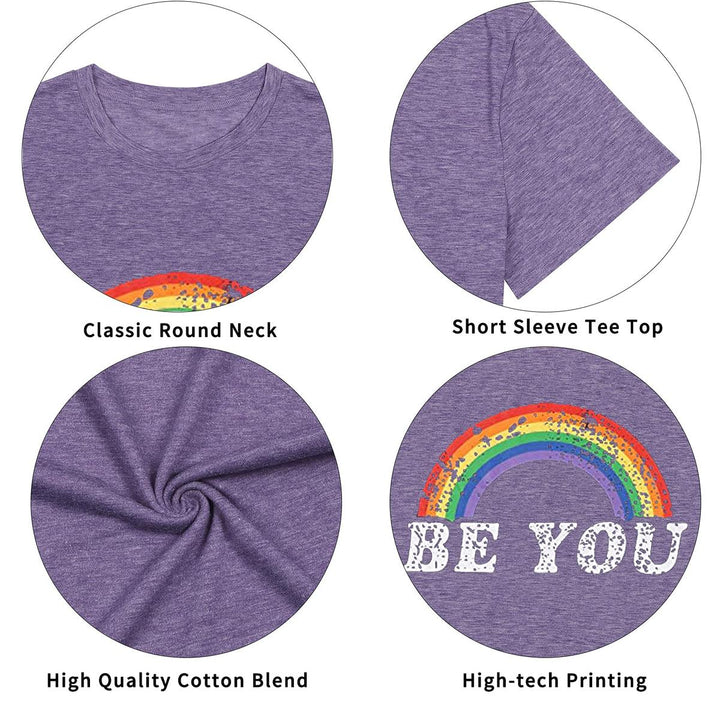 Be You Rainbow Tee - DOKUTRONIX