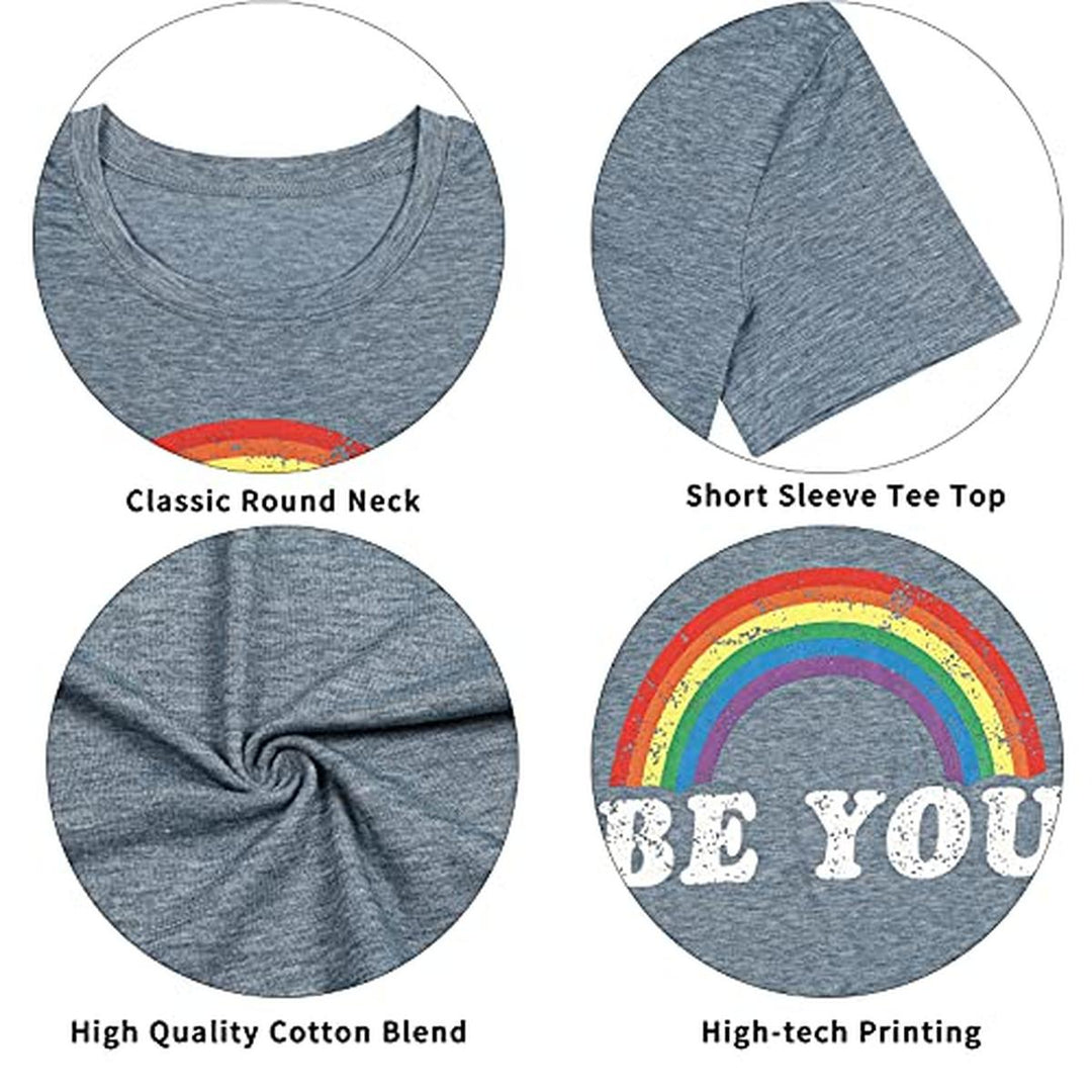 Be You Rainbow Tee - DOKUTRONIX