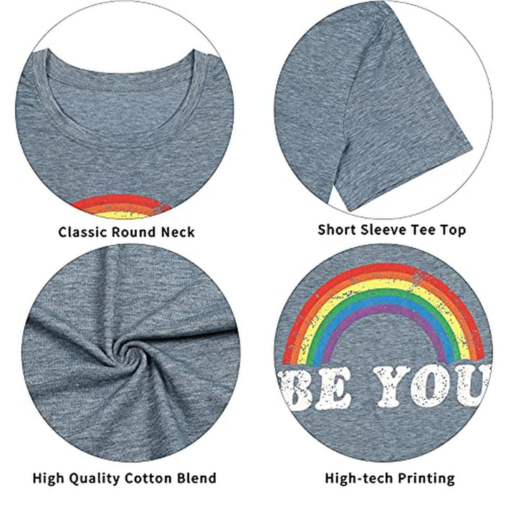 Be You Rainbow Tee - DOKUTRONIX