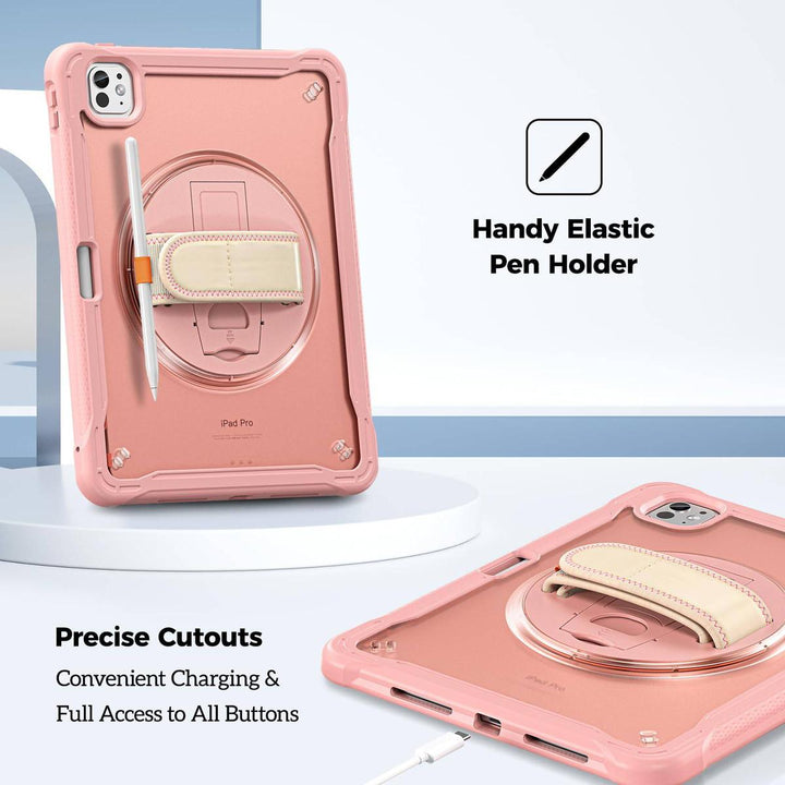 RuggedPro iPad 13 Case - Pink - DOKUTRONIX