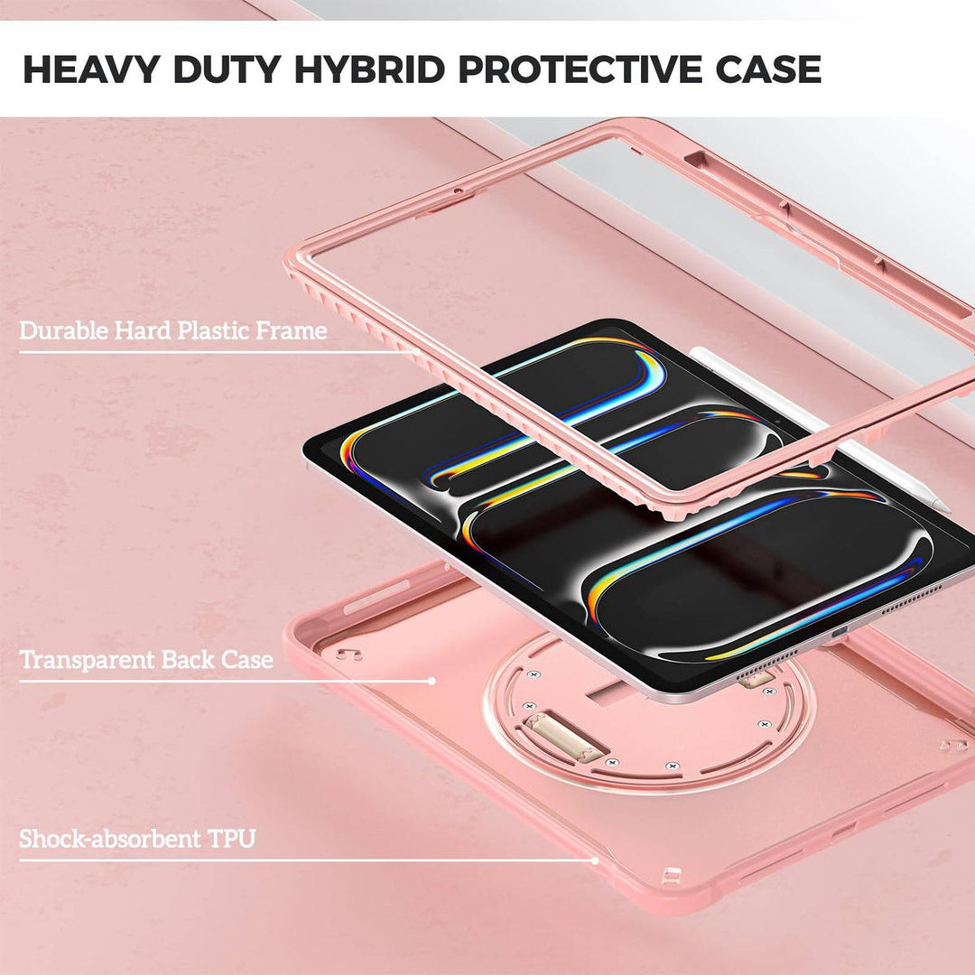 RuggedPro iPad 13 Case - Pink - DOKUTRONIX