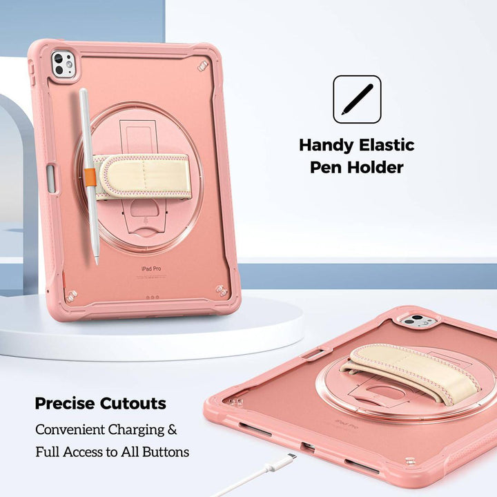 RuggedPro iPad 13 Case - Pink - DOKUTRONIX