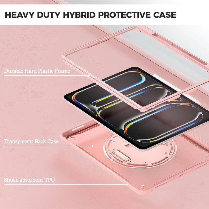 RuggedPro iPad 13 Case - Pink - DOKUTRONIX