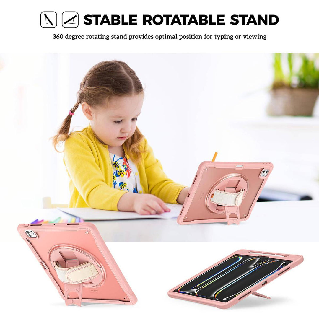 RuggedPro iPad 13 Case - Pink - DOKUTRONIX