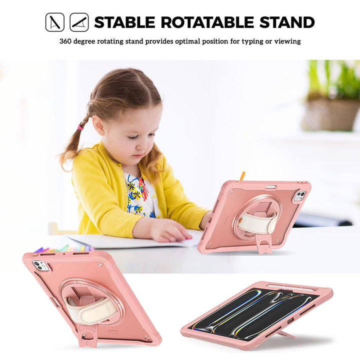 RuggedPro iPad 13 Case - Pink - DOKUTRONIX