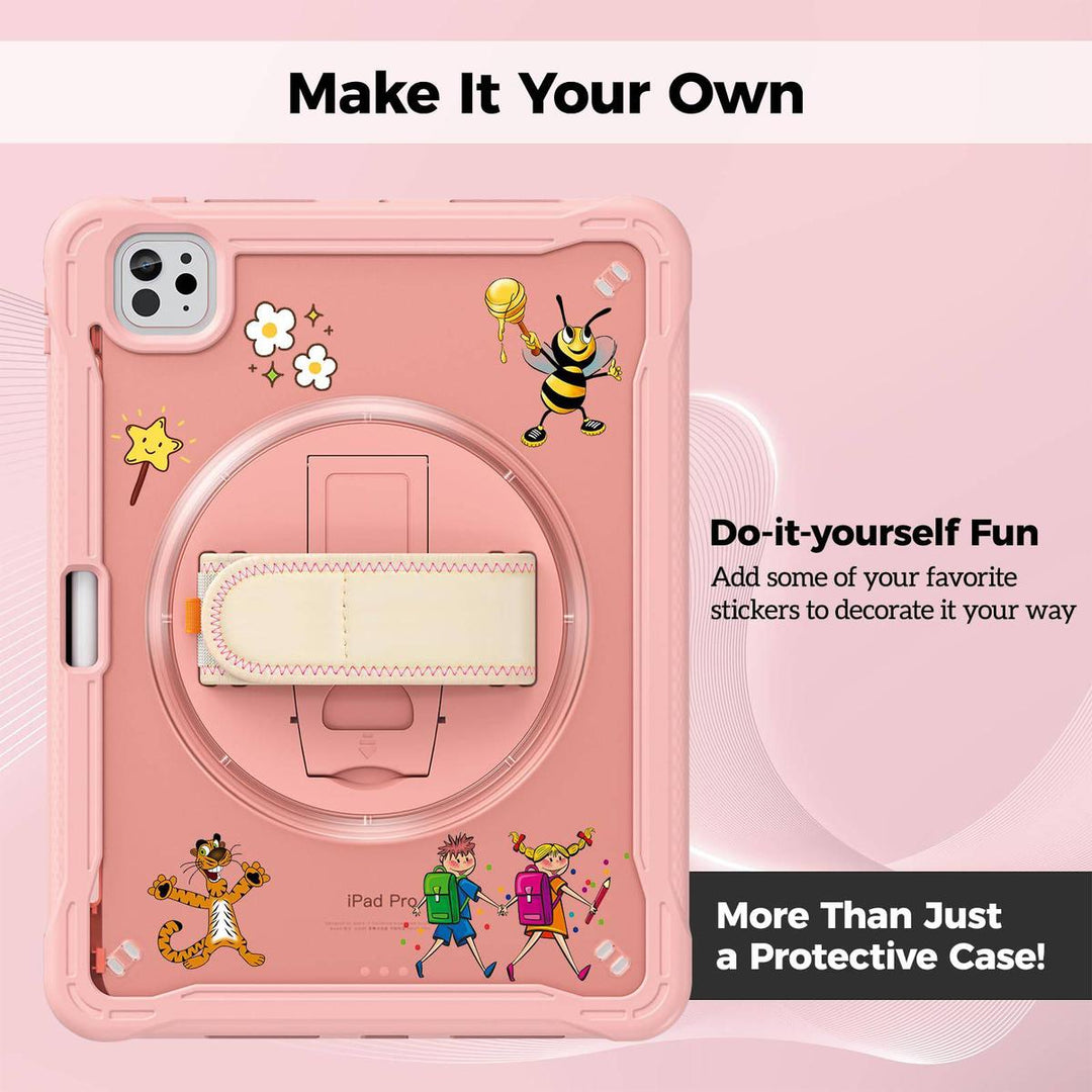 RuggedPro iPad 13 Case - Pink - DOKUTRONIX
