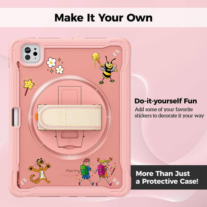 RuggedPro iPad 13 Case - Pink - DOKUTRONIX