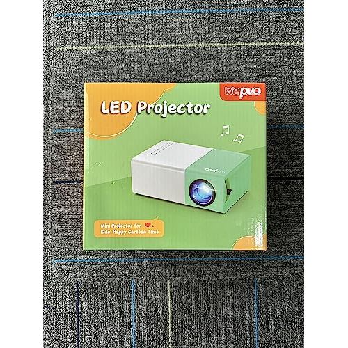 Projector Mini Portable Outdoor Movie Projectors, LED Pico Video Projector for Home Theater Film Projectors, Compatible with Smartphone/ Tablet/ Laptop/ TV Stick/ PS/ USB - DOKUTRONIX