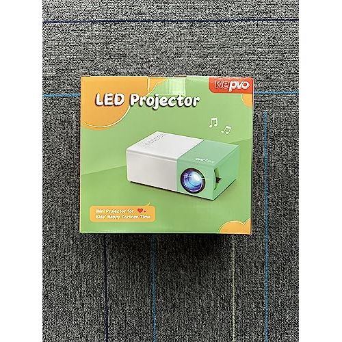 Projector Mini Portable Outdoor Movie Projectors, LED Pico Video Projector for Home Theater Film Projectors, Compatible with Smartphone/ Tablet/ Laptop/ TV Stick/ PS/ USB - DOKUTRONIX