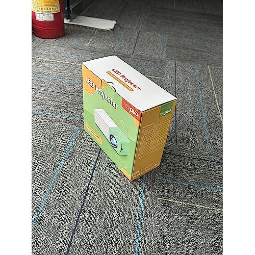 Projector Mini Portable Outdoor Movie Projectors, LED Pico Video Projector for Home Theater Film Projectors, Compatible with Smartphone/ Tablet/ Laptop/ TV Stick/ PS/ USB - DOKUTRONIX