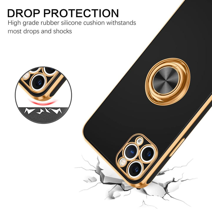 ProMax Kickstand Case - Black/Gold - DOKUTRONIX