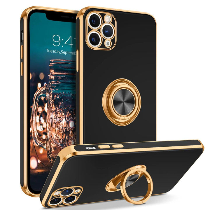 ProMax Kickstand Case - Black/Gold - DOKUTRONIX