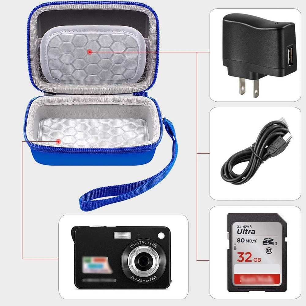 Blue Shield Camera Case for AbergBest/Kodak/Canon/Sony - DOKUTRONIX