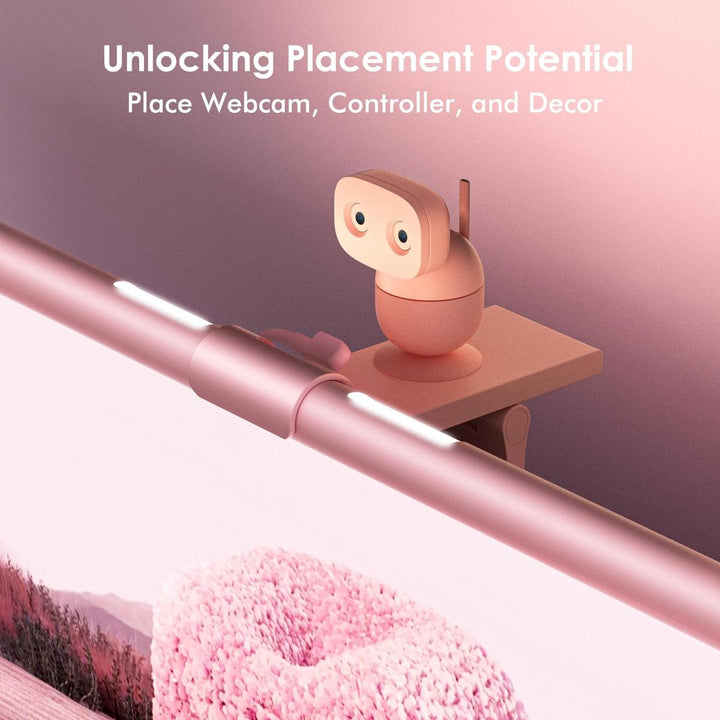 Quntis Bliss Pink Light Bar: Eye-Care & Dimming Delight - DOKUTRONIX