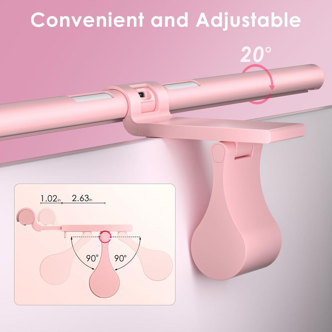 Quntis Bliss Pink Light Bar: Eye-Care & Dimming Delight - DOKUTRONIX