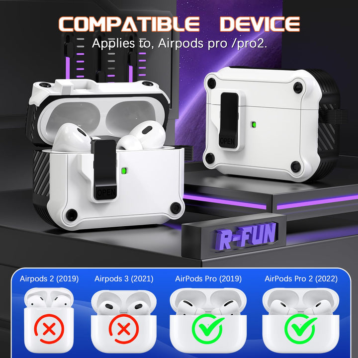 R-Fun AirPods Pro Case - Drop Proof & Dust-proof - DOKUTRONIX