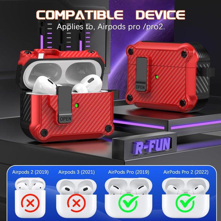 R-Fun AirPods Pro Case - Drop Proof & Dust-proof - DOKUTRONIX