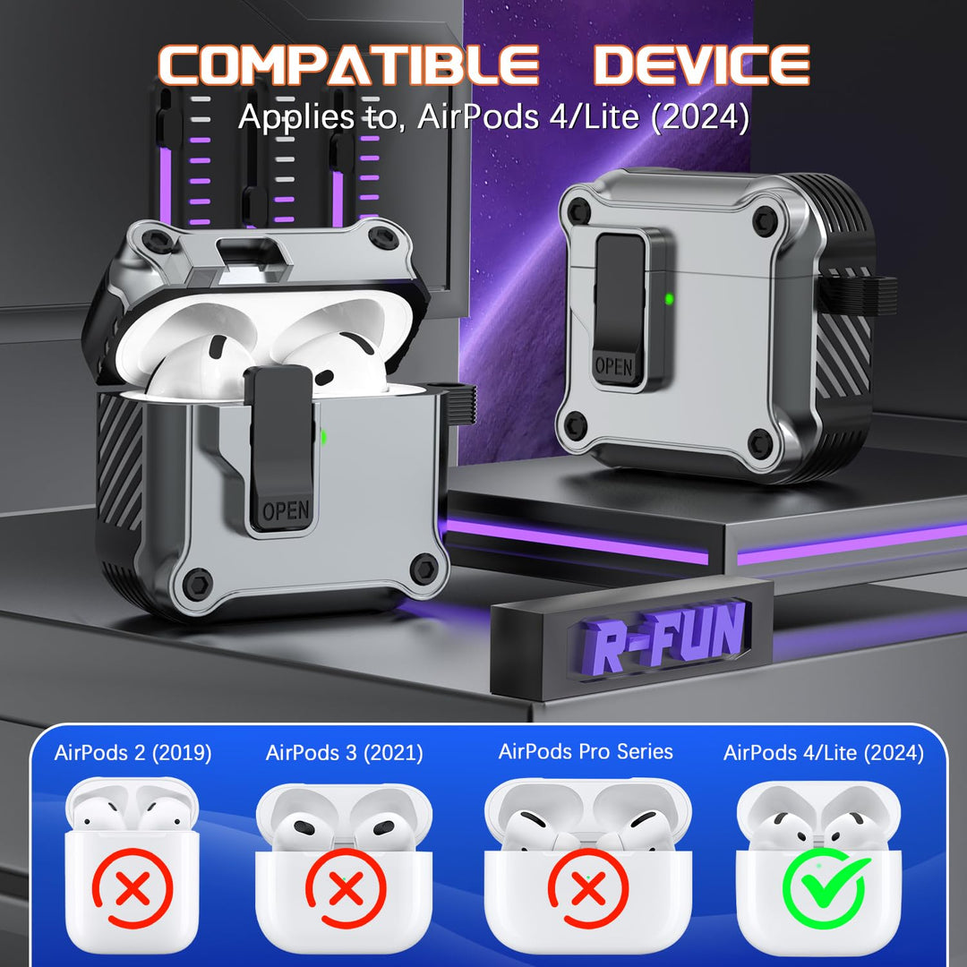 R-Fun AirPods Pro Case - Drop Proof & Dust-proof - DOKUTRONIX