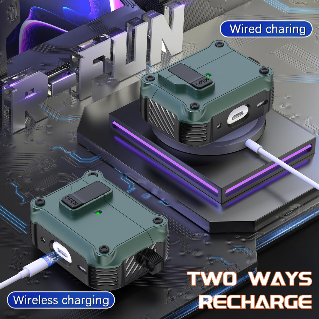 R-Fun AirPods Pro Case - Drop Proof & Dust-proof - DOKUTRONIX