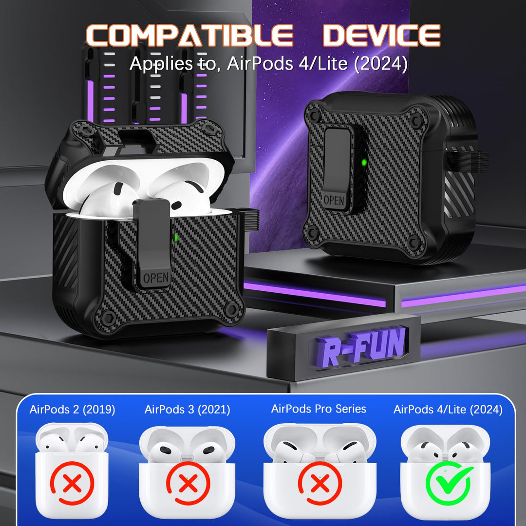 R-Fun AirPods Pro Case - Drop Proof & Dust-proof - DOKUTRONIX