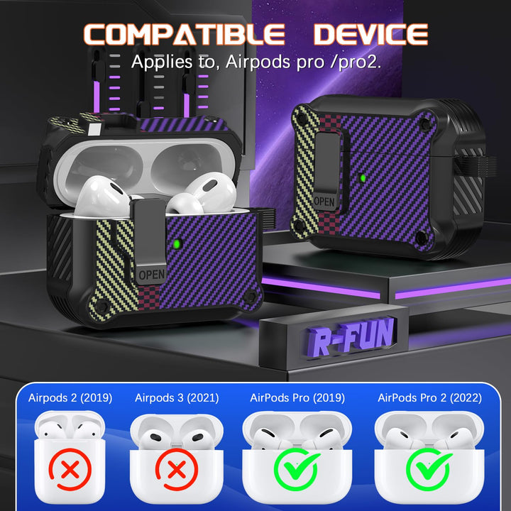 R-Fun AirPods Pro Case - Drop Proof & Dust-proof - DOKUTRONIX