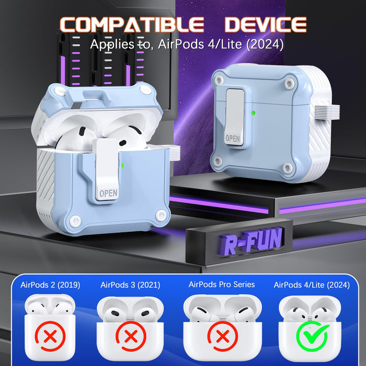 R-Fun AirPods Pro Case - Drop Proof & Dust-proof - DOKUTRONIX