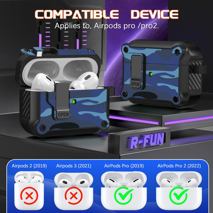R-Fun AirPods Pro Case - Drop Proof & Dust-proof - DOKUTRONIX