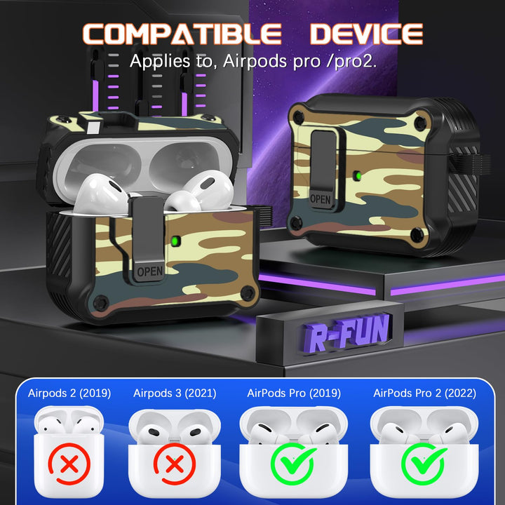 R-Fun AirPods Pro Case - Drop Proof & Dust-proof - DOKUTRONIX