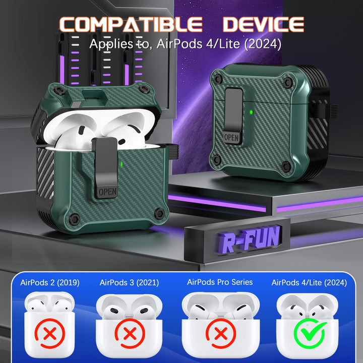 R-Fun AirPods Pro Case - Drop Proof & Dust-proof - DOKUTRONIX