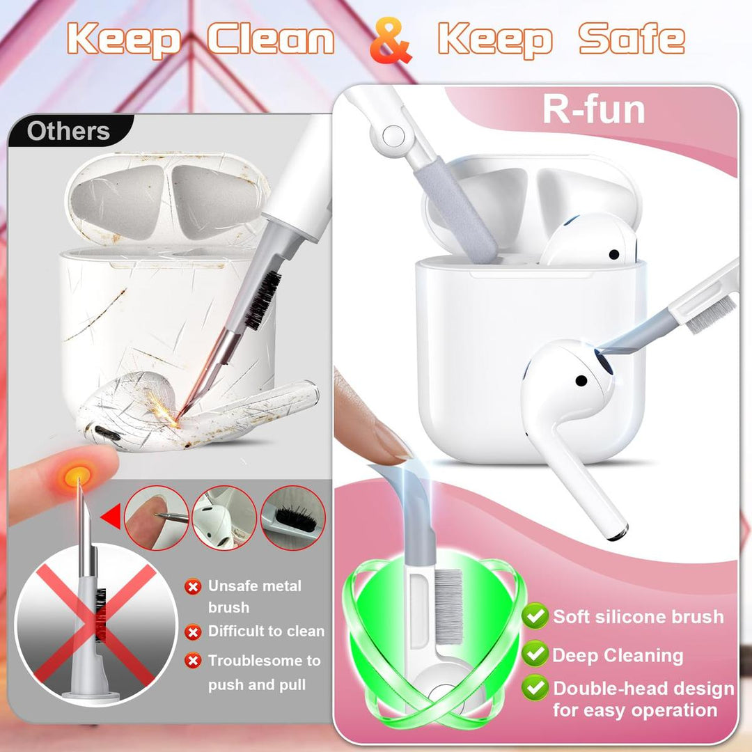 AirGuard Pro: R-fun AirPods Case & Cleaner Kit - DOKUTRONIX