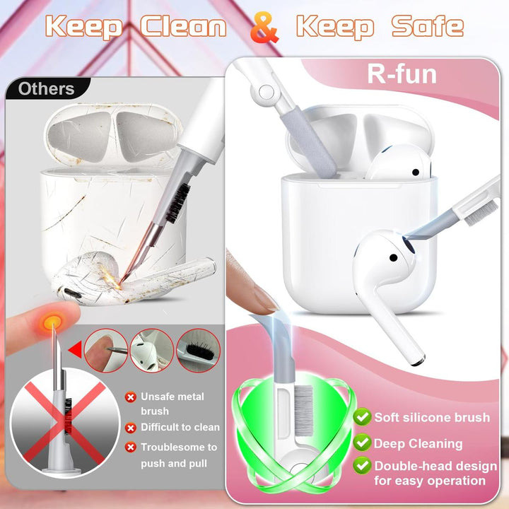 AirGuard Pro: R-fun AirPods Case & Cleaner Kit - DOKUTRONIX