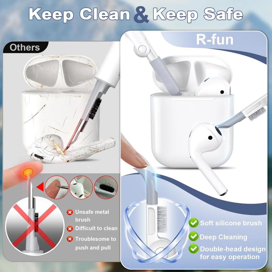 AirGuard Pro: R-fun AirPods Case & Cleaner Kit - DOKUTRONIX