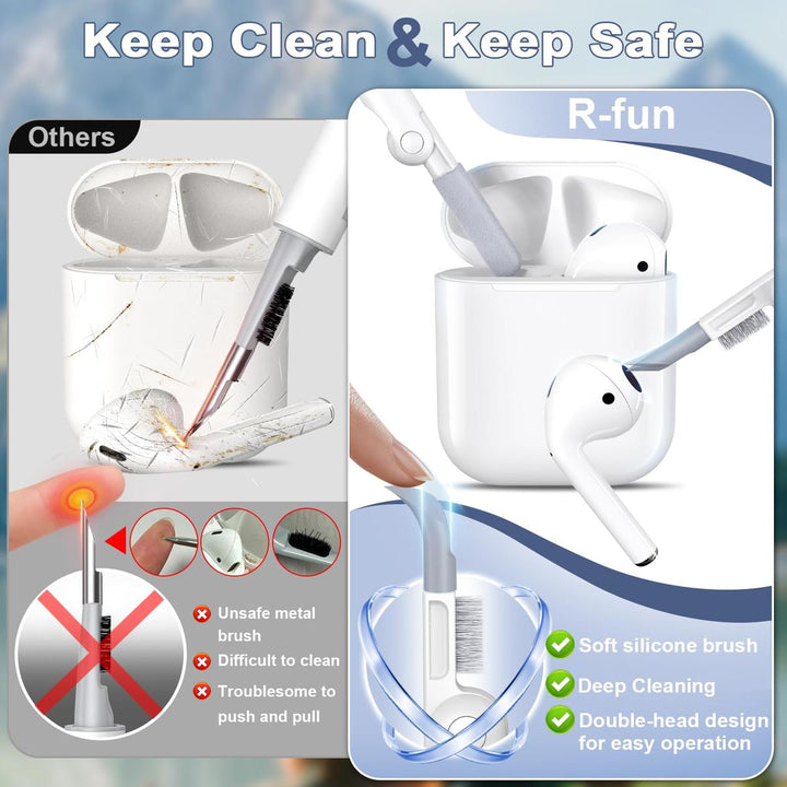 AirGuard Pro: R-fun AirPods Case & Cleaner Kit - DOKUTRONIX